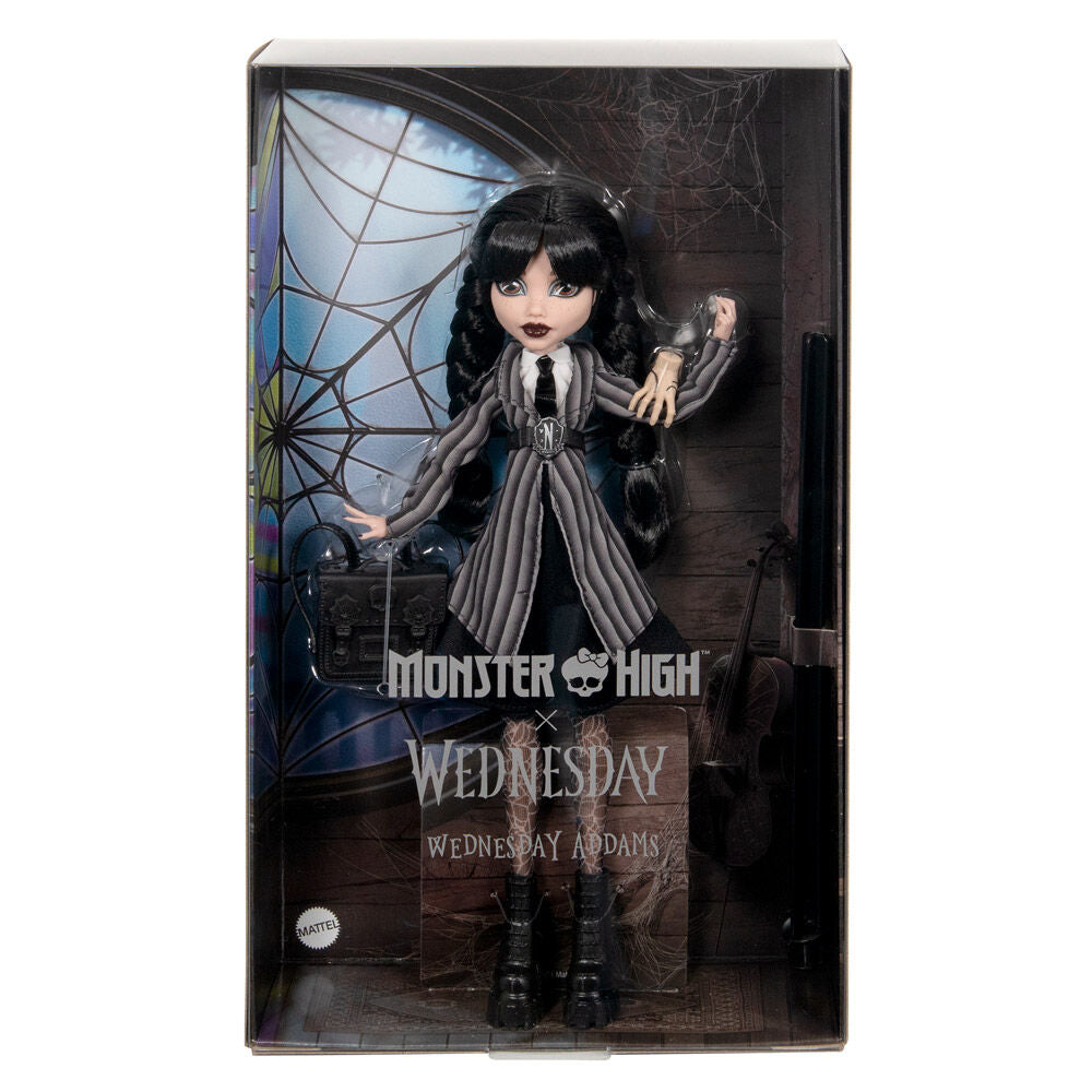 Mattel Muñeca Miercoles Wednesday Monster High (imagen 3 de 6)