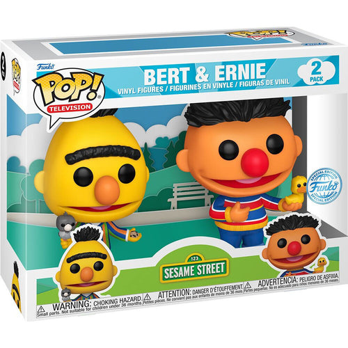Funko Blister 2 figuras POP Barrio Sesamo Epi y Blas Exclusive (imagen 2 de 3)