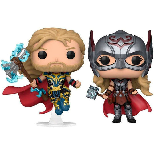 Funko Blister 2 figuras POP Marvel Thor Love and Thunder Thor & Mighty Thor Exclusive (imagen 2 de 3)