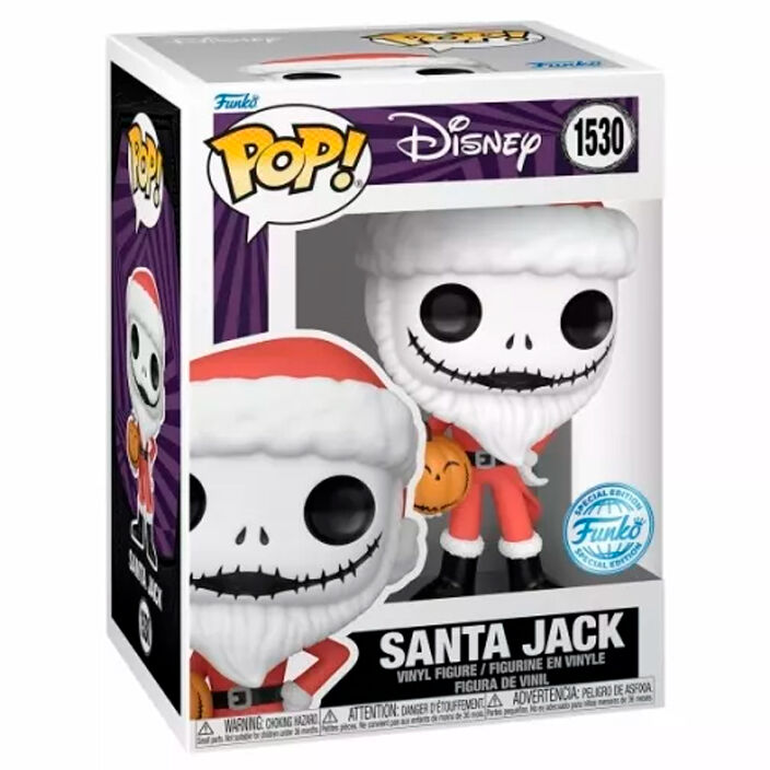 Santa Jack POP Disney Pesadilla Antes de Navidad - Figura | Nightmare Before Christmas