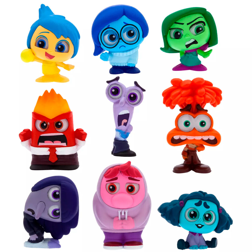 Just Play Set 9 figuras Del Reves 2 Doorables Disney Pixar 4cm