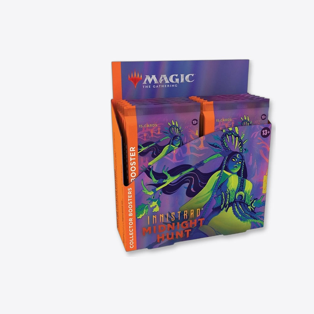 Juego de cartas collector booster wizards of the coast magic the gathering midnight hunt 12 sobres ingles (imagen 4 de 6)