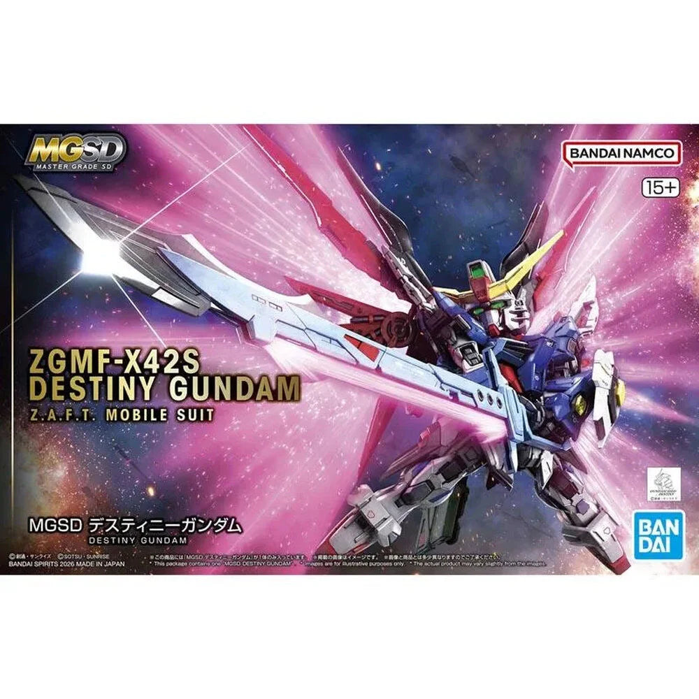 Bandai Hobby Maqueta MGSD ZGMF-X42S Destiny Gundam Mobile Suit Gundam SEED Destiny