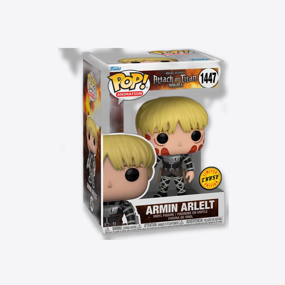 Funko Figura POP Attack on Titan Armin Arlelt Chase (imagen 3 de 6)
