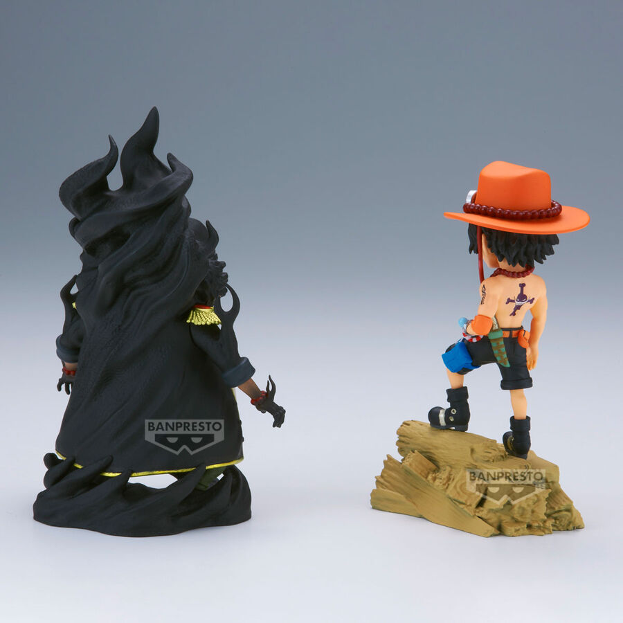 One Piece Figura Ace vs Barbanegra Log Stories Banpresto 8cm