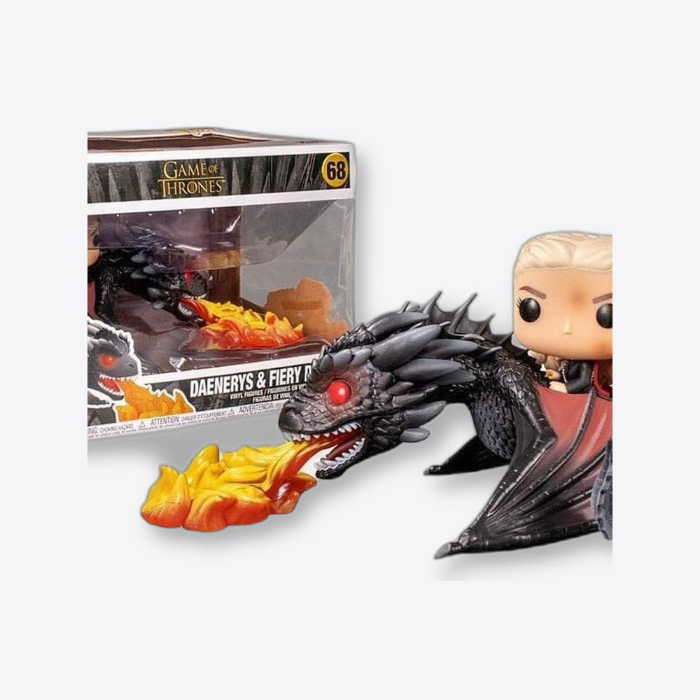 Funko Figura POP Juego de Tronos Daenerys on Fiery Drogon (imagen 6 de 6)