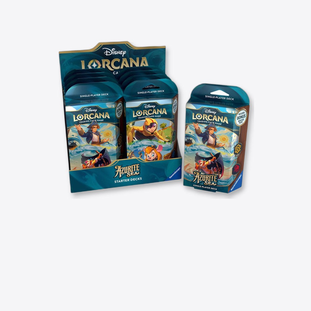 Ravensburger Juego de cartas disney lorcana tcg azurite sea starter deck 8 unidades inglés (imagen 6 de 6)