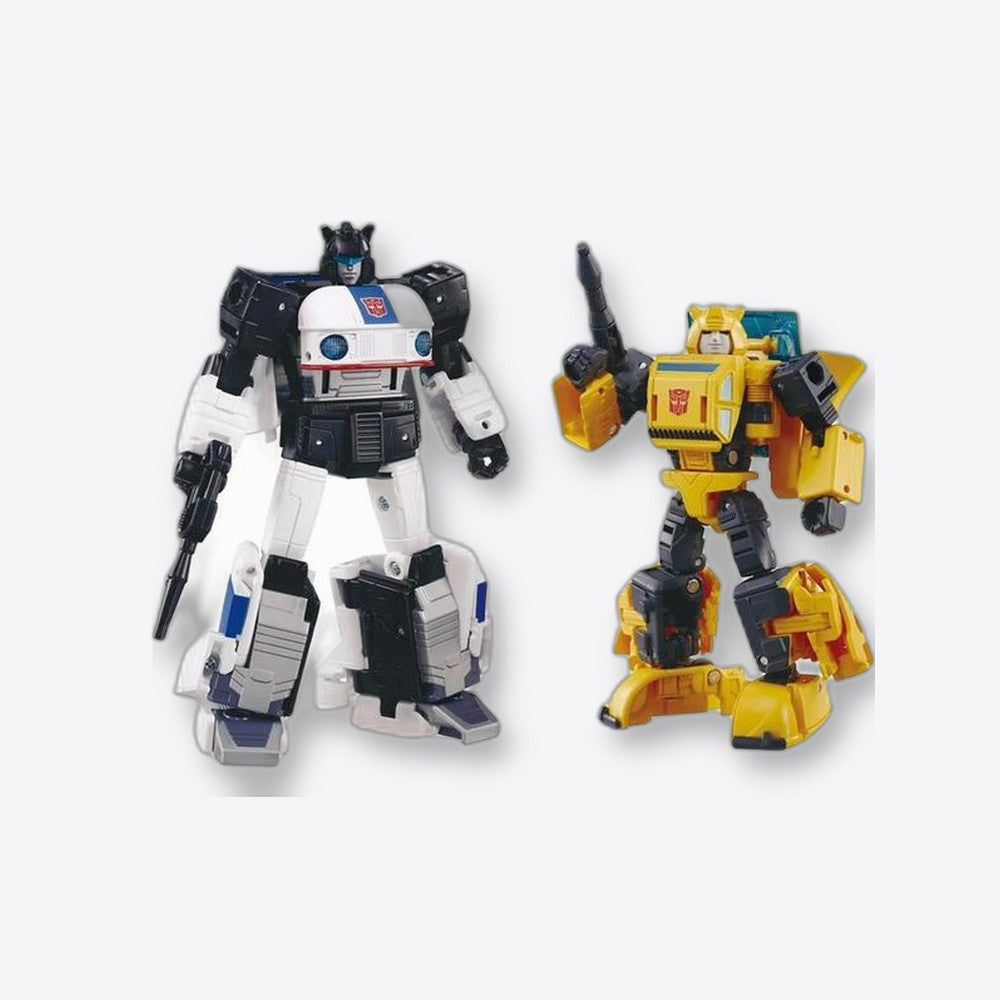 Figura hasbro transformers takara tomy dramatic capture series cybertron chase bumblebee jazz wheeljack (imagen 3 de 6)