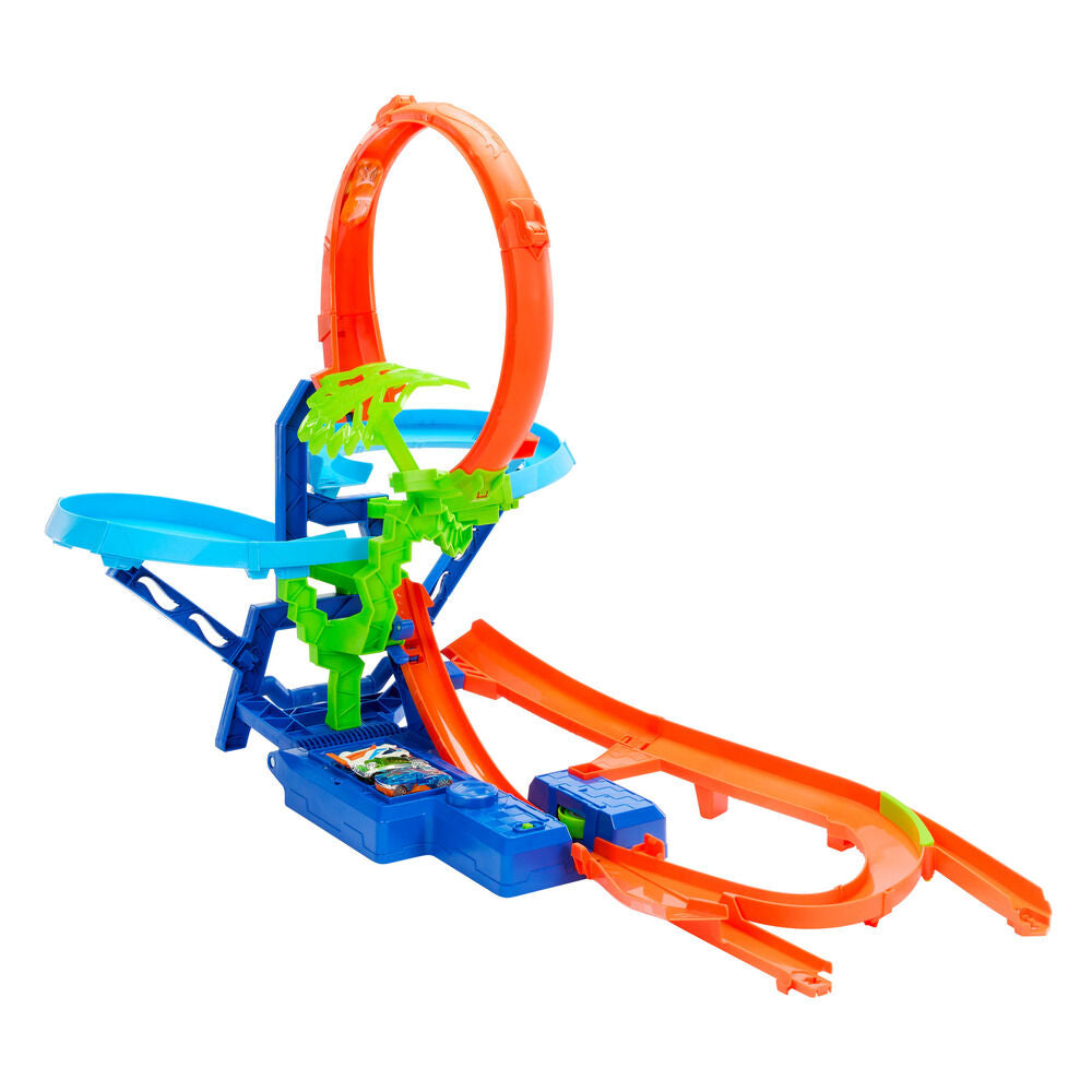 Mattel Pista coches Choque Aereo Hot Wheels Stunt Traks (imagen 2 de 6)