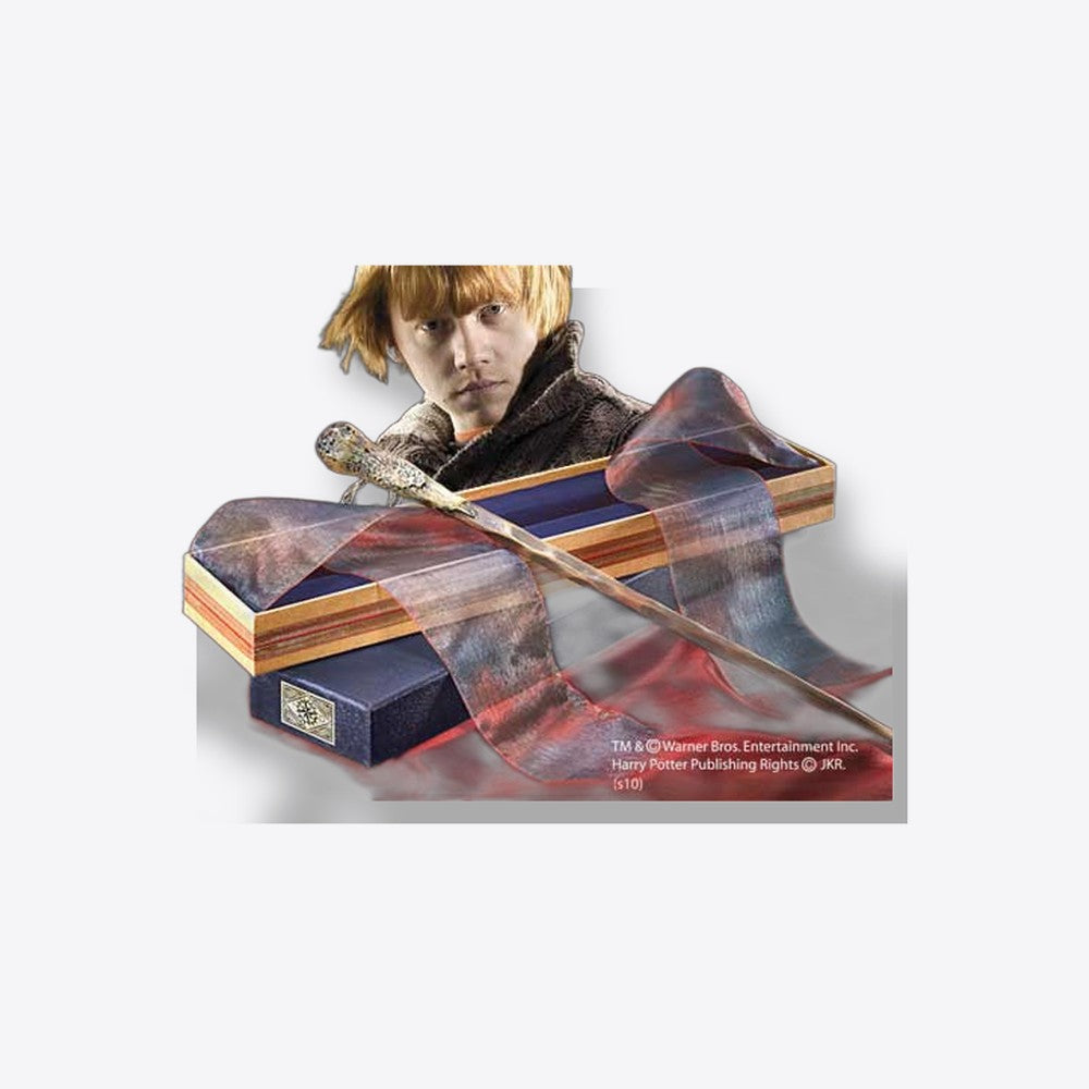 Replica the noble collection harry potter varita de ron weasley (imagen 2 de 6)