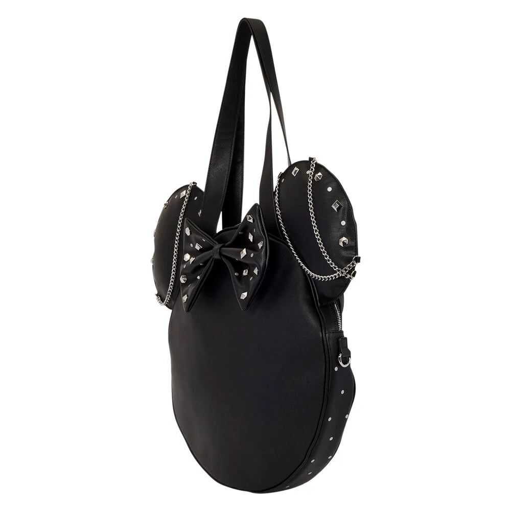 Bolso tote bag Studs & Chains Minnie Disney Loungefly (imagen 4 de 6)