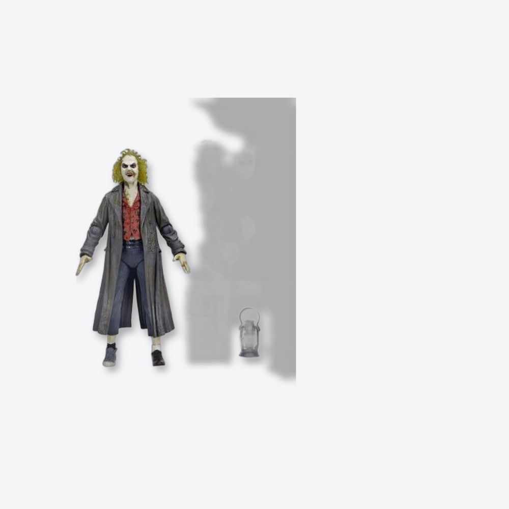 Neca Ultimate beetlejuice tour guide the bio - exorcist scale action fig. 18 cm beetlejuice 1988 (imagen 6 de 6)