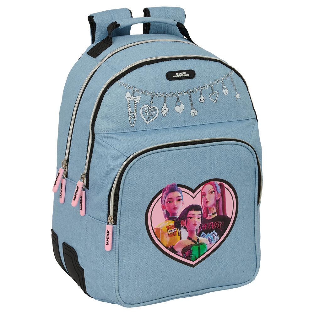 Safta Mochila Huntrix Kpop Demon Hunters 42cm adaptable