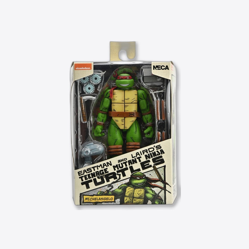 Figura neca teenage mutant ninja turtles mirage comics michelangelo scale action 18cm (imagen 2 de 6)
