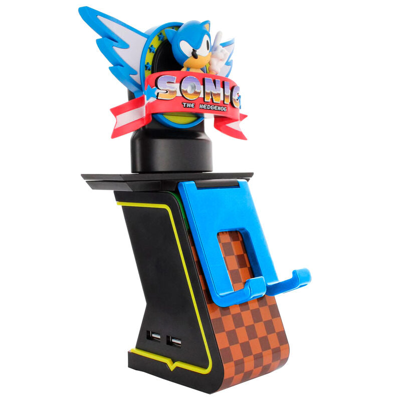 Exquisite Gaming Cable Guy Ikon soporte sujecion Classic Sonic - Sonic The Hedgehog 20cm (imagen 9 de 10)