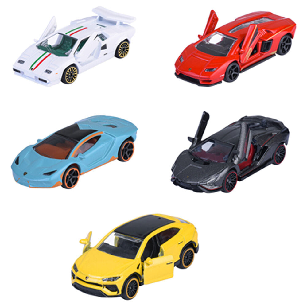 Set de 5 Coches Lamborghini - Coches Y Circuitos | Majorette