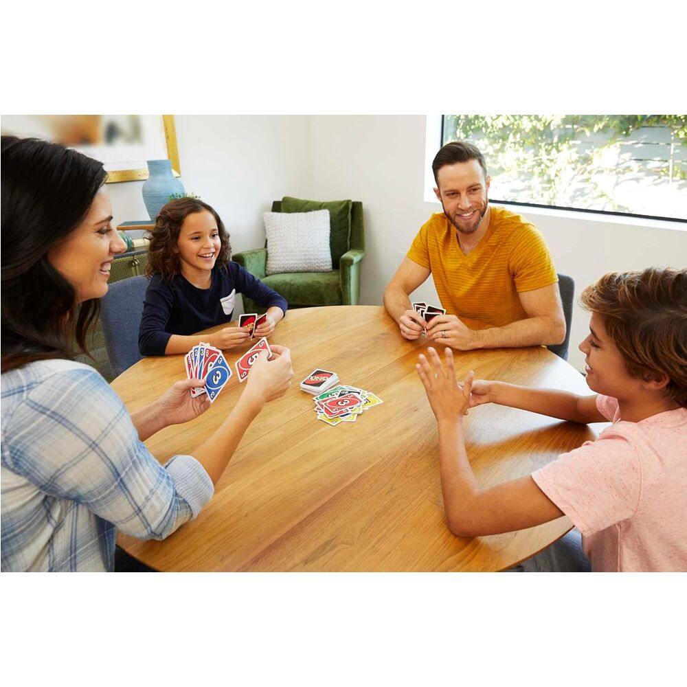 UNO Juego de Cartas Clásico Original Mattel Familiar