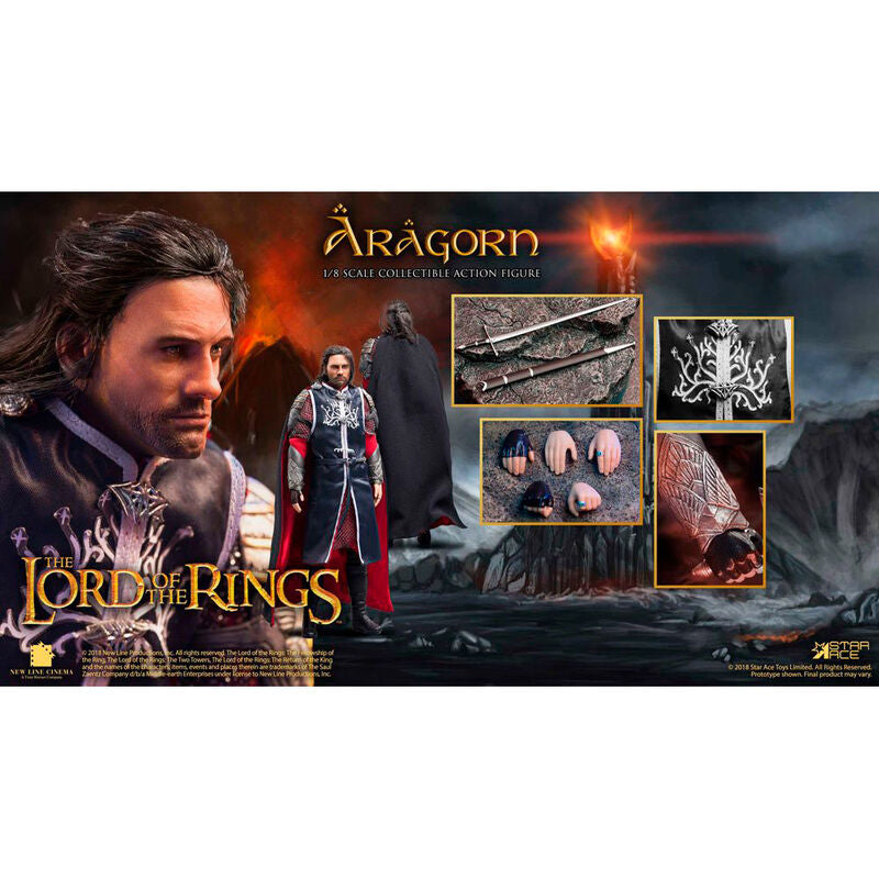 Star Ace Figura Real Master Aragorn El Señor de los Anillos 23cm (imagen 6 de 7)