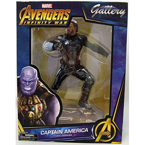 Diamond Select Estatua Capitan America Vengadores Avengers 3 Marvel 23cm (imagen 3 de 5)