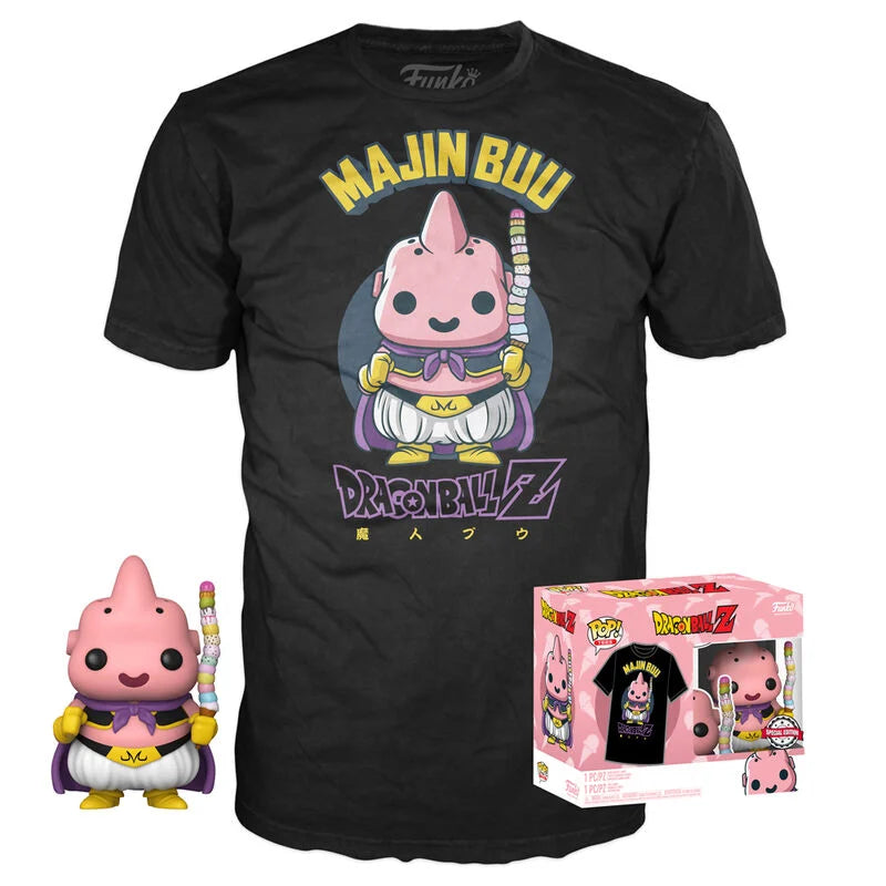 Funko Set figura POP & Tee Dragon Ball Z Majin Buu Exclusive