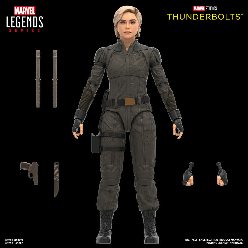 Hasbro Blister 2 figuras Yelena Belova & Red Guardian Thunderbolts Marvel Legends 15cm (imagen 3 de 9)