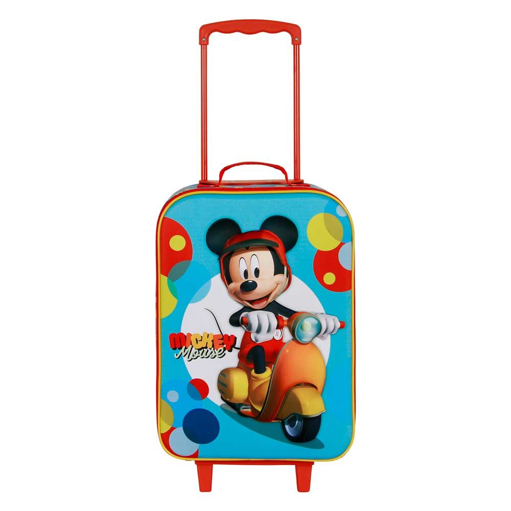 Karactermania Maleta trolley 3D Scooter Mickey Disney 52cm (imagen 2 de 5)
