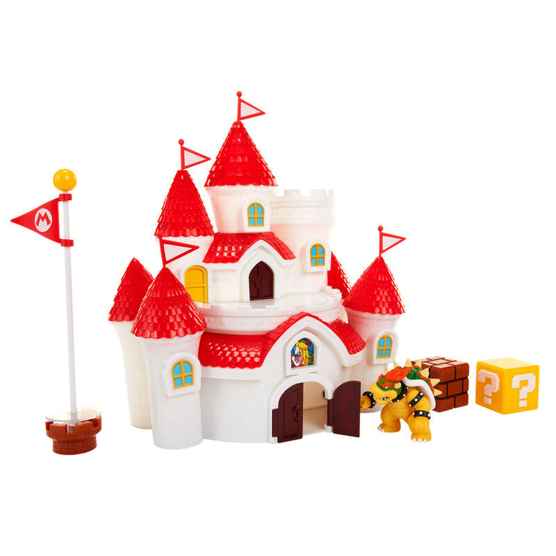 Jakks Pacific Playset Mushroom Kingdom Castle Mario Bros Nintendo