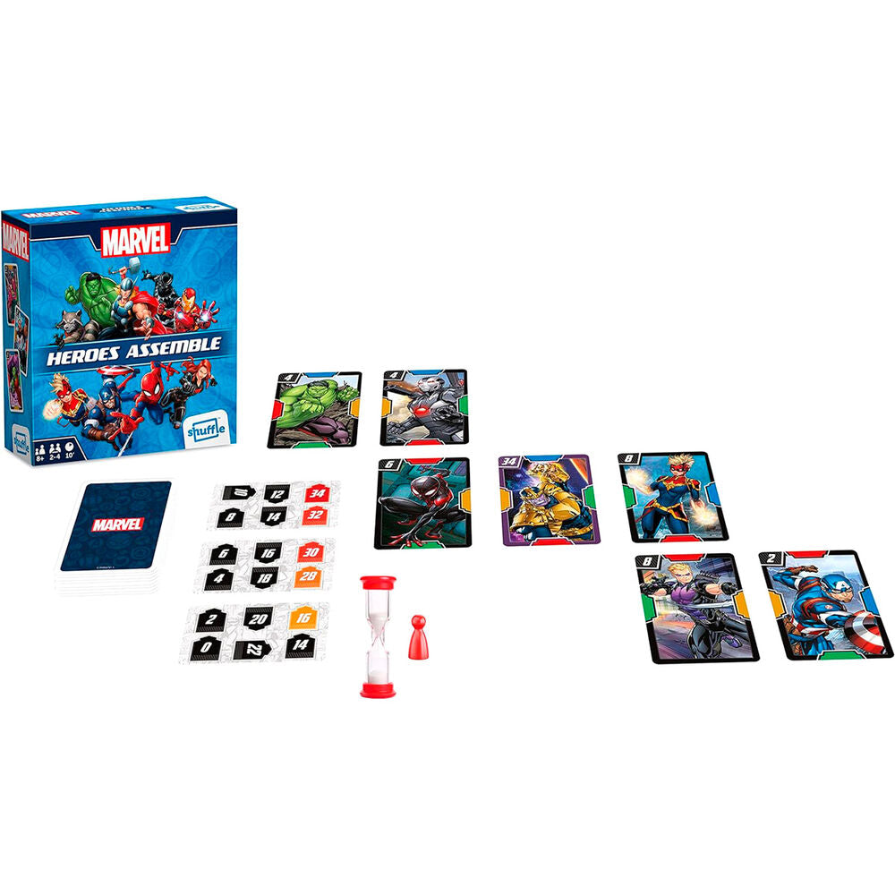 Shuffle Juego mesa Vengadores Avengers Marvel (imagen 2 de 4)
