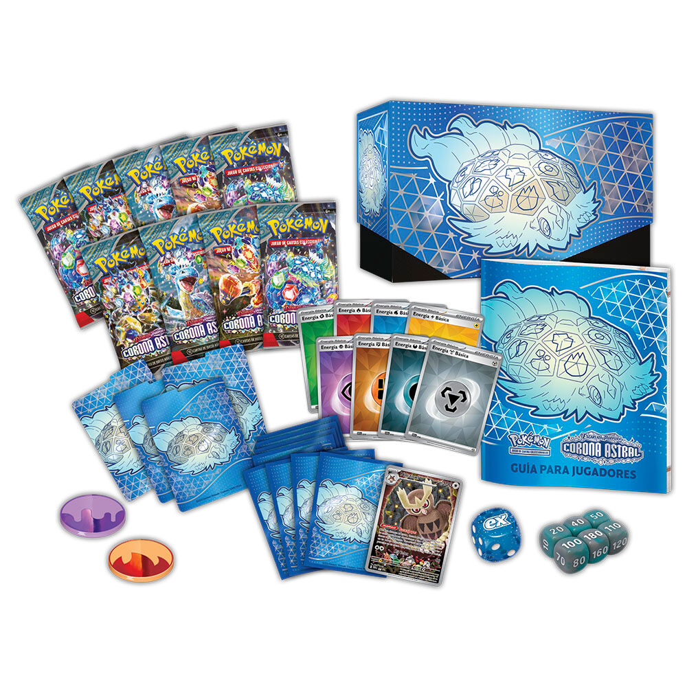 Pokemon Juego De Cartas Estuche Entrenador Elite Corona Astral Escarlata & Purpura Pokemon español (imagen 2 de 6)