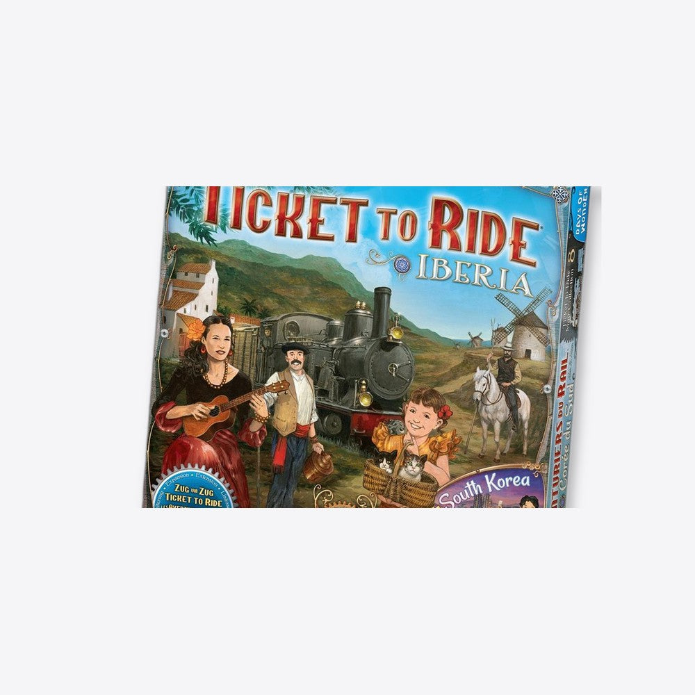 Asmodee Juego de mesa ¡aventureros al tren! iberia y corea del sur edad recomendada 8 años (imagen 5 de 6)