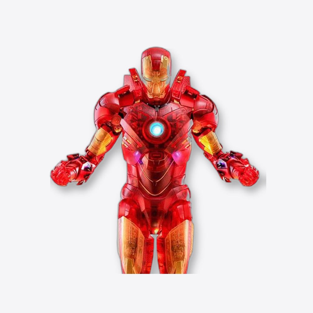 Figura hot toys marvel avengers vengadores iron man 2 mm 1 - 6 iron man mark iv version holografica 2020 toy (imagen 3 de 6)