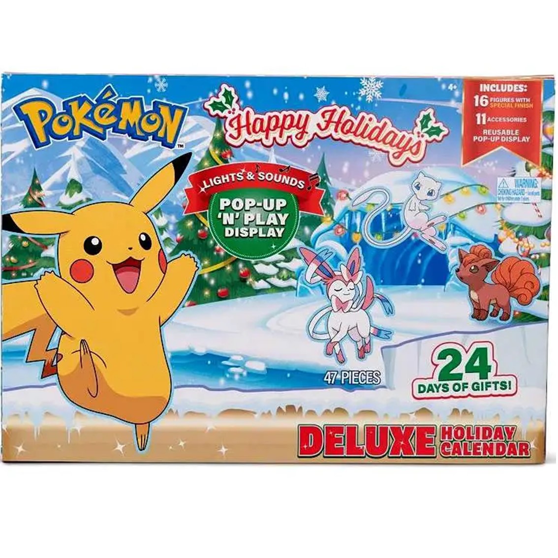 Jazwares Calendario adviento pokemon deluxe holiday version de - fr - nl