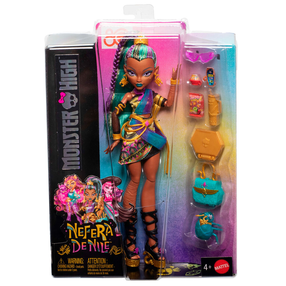 Mattel Muñeca Nefera Deline Monster High (imagen 4 de 8)