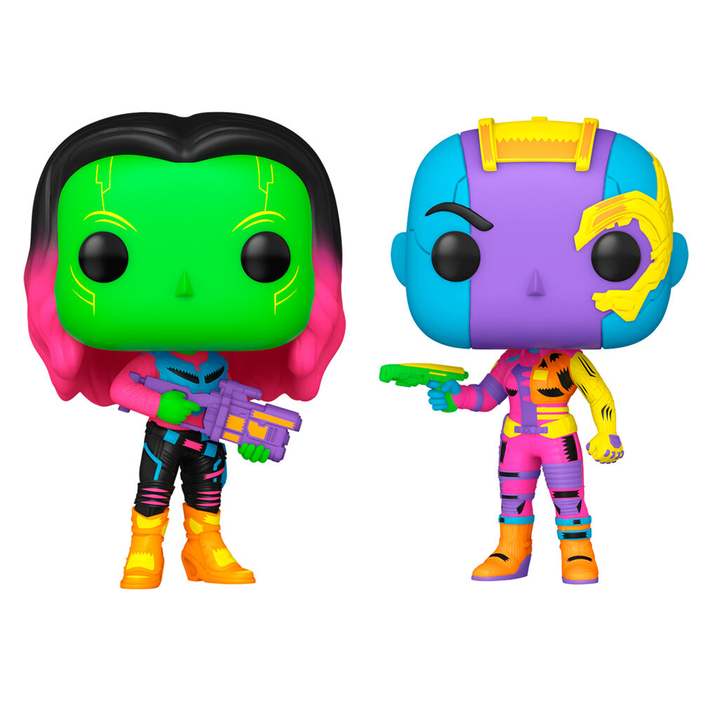 Funko Blister 2 figuras POP Marvel Guardianes de la Galaxia Gamora & Nebula Exclusive (imagen 2 de 3)
