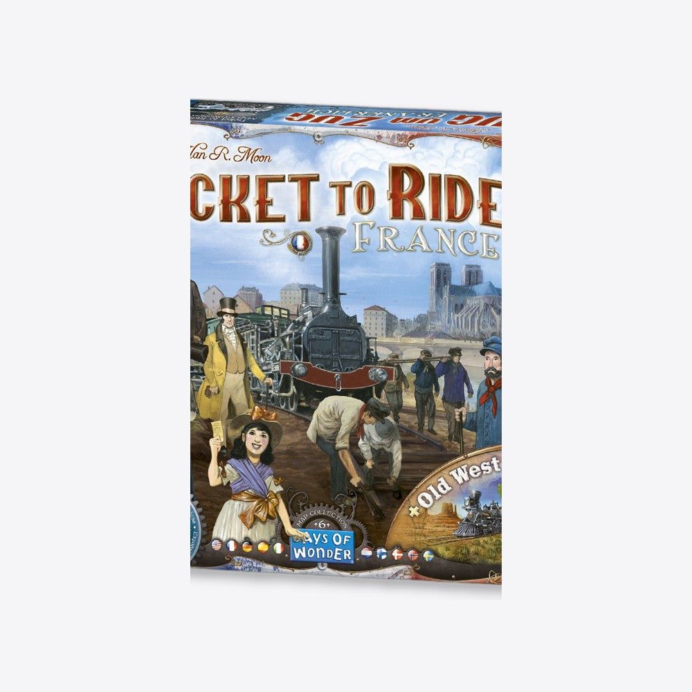 Asmodee Juego de mesa aventureros al tren francia (+ el viejo oeste) pegi 8 (imagen 5 de 6)