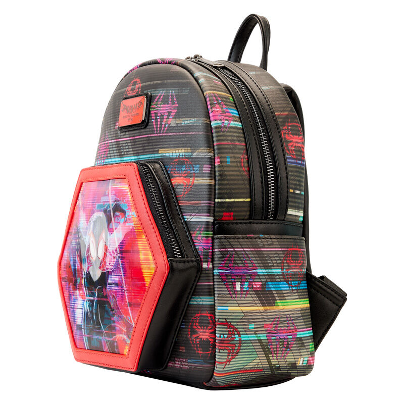 Mochila lenticular Cruzando el Multiverso Spiderman Marvel Loungefly 27cm (imagen 3 de 8)