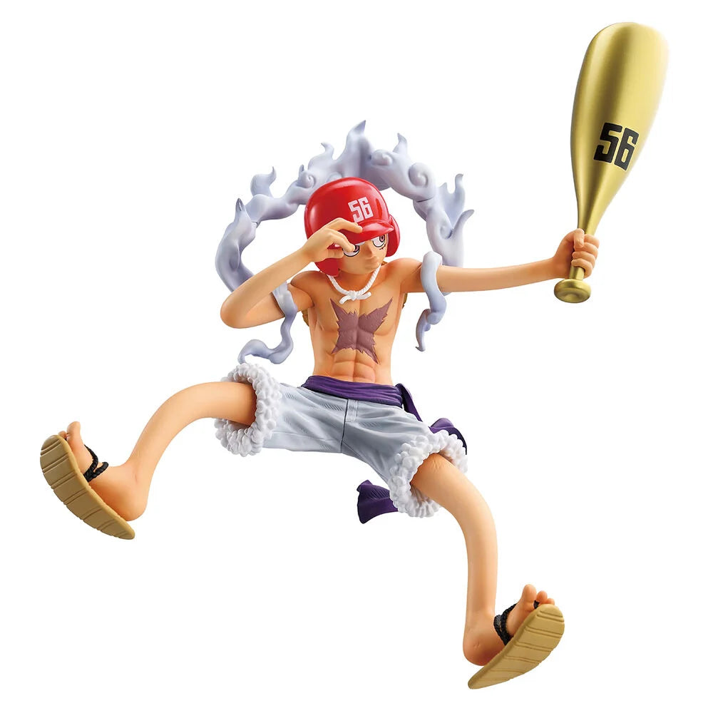 One Piece Figura Monkey D Luffy Gear 5 Baseball Ichibansho 20cm