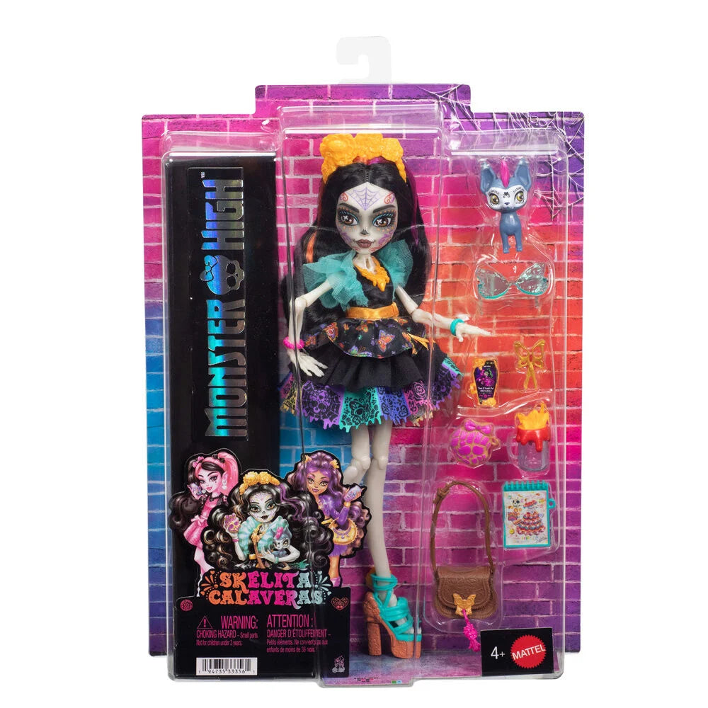 Mattel Muñeca Skelita Calaveras Monster High (imagen 4 de 6)