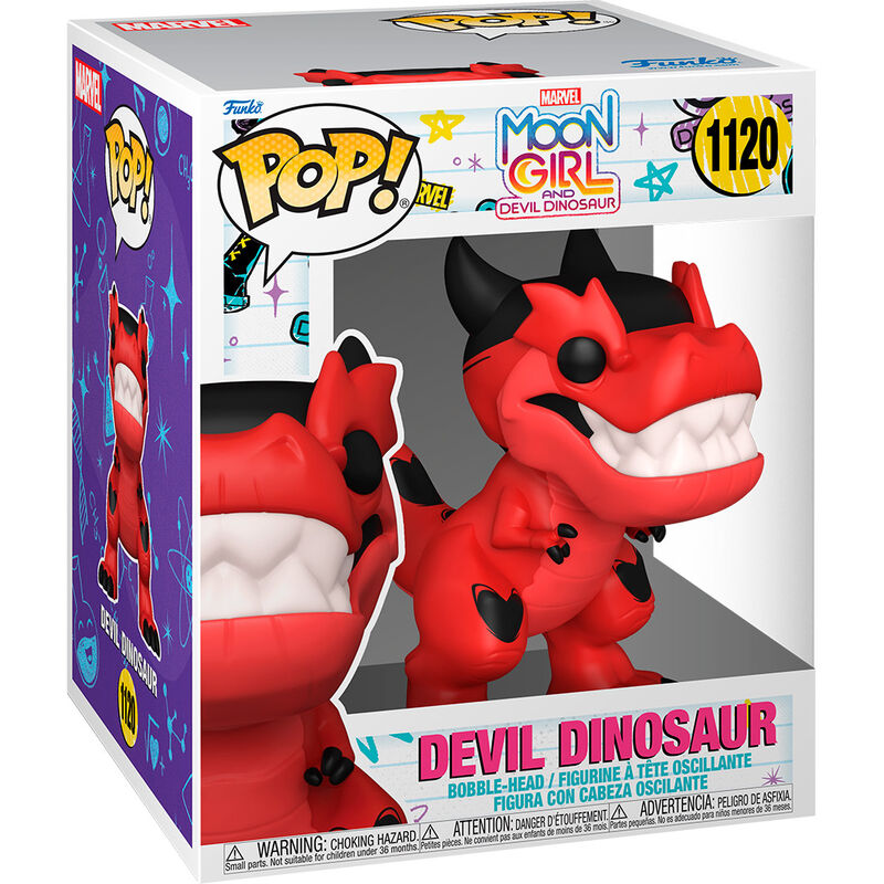 Funko Figura POP Marvel Moon Girld and Devil Dinosaur Devil Dinosaur