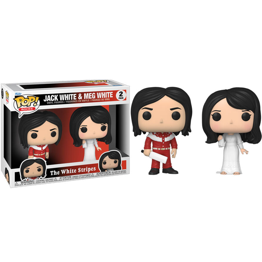 Funko Blister 2 figuras POP The White Stripes Jack White and Meg White