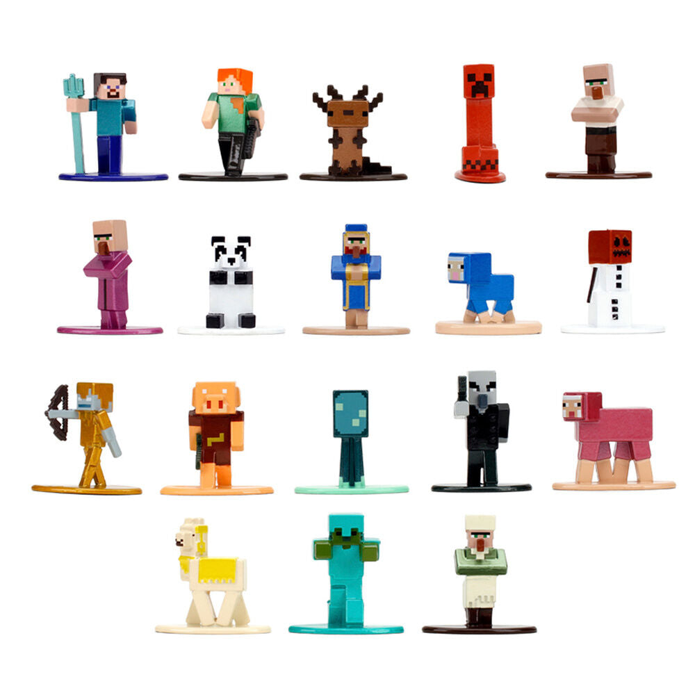 Jada Toys Blister 18 figuras Minecraft 4cm (imagen 3 de 4)