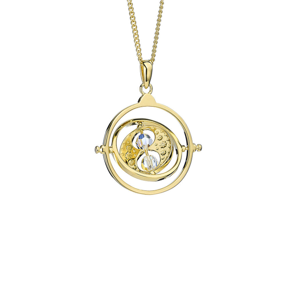 The Carat Shop Colgante Giratiempos Harry Potter plata baño oro (imagen 2 de 5)
