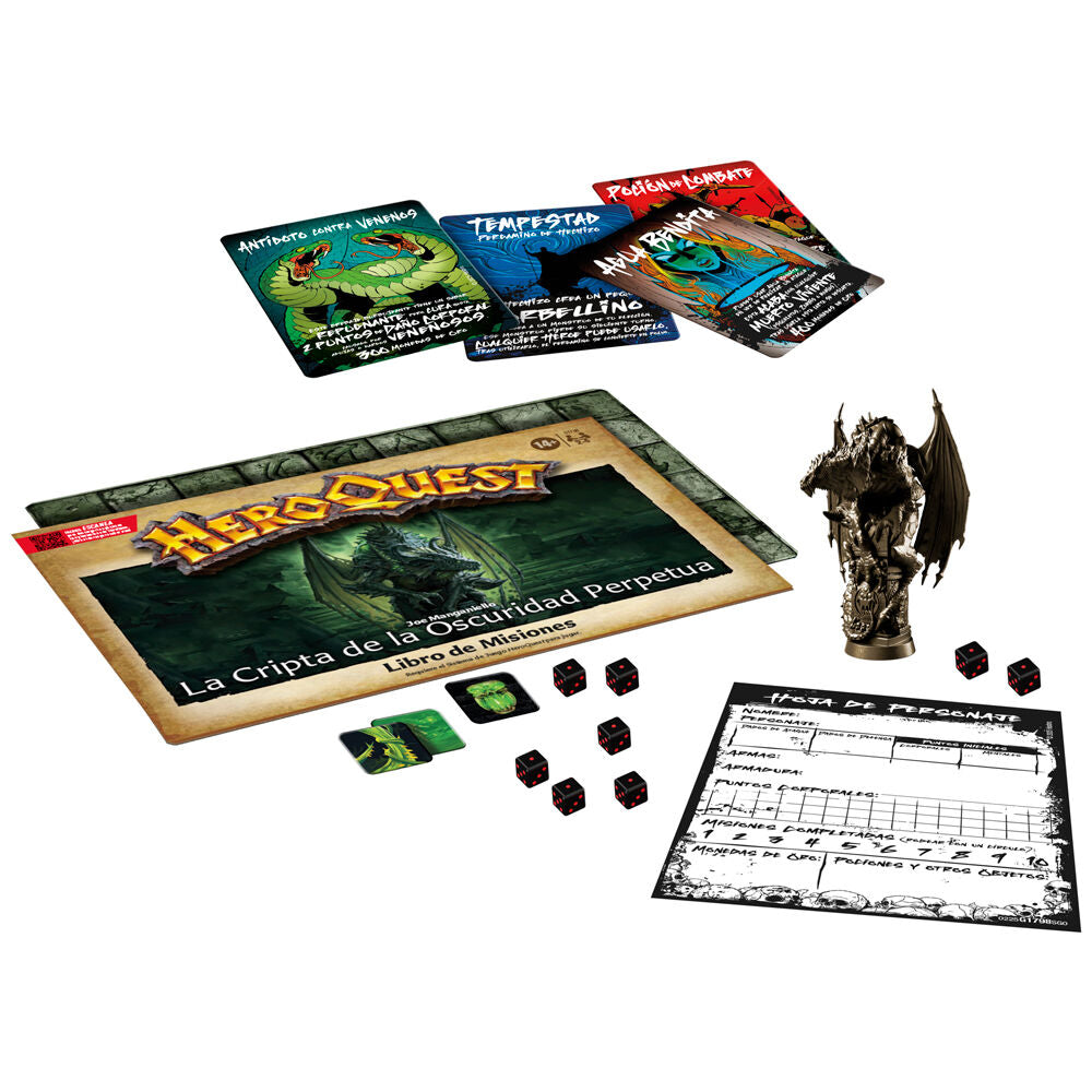 HeroQuest Expansión La Cripta de la Oscuridad Perpetua Español