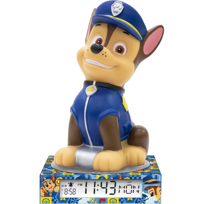 Kids Licensing Lampara 3D con despertador Patrulla Canina Paw Patrol