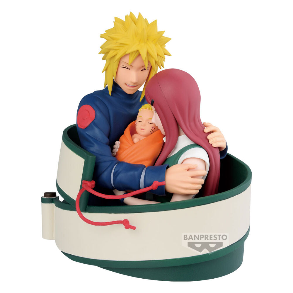 Banpresto Figura Minato, Naruto & Kushina 13cm (imagen 3 de 6)