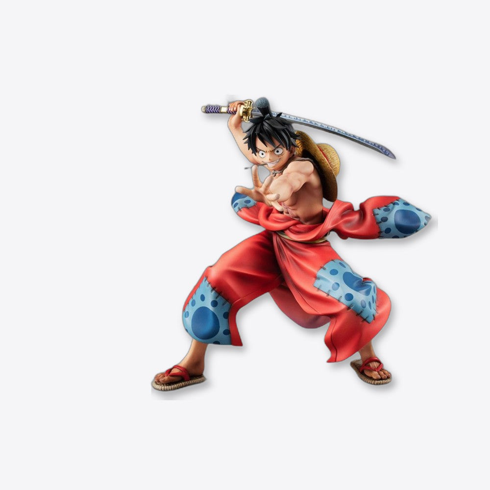 Figura megahouse one piece p.o.p statue warriors alliance luffy taro (imagen 4 de 6)