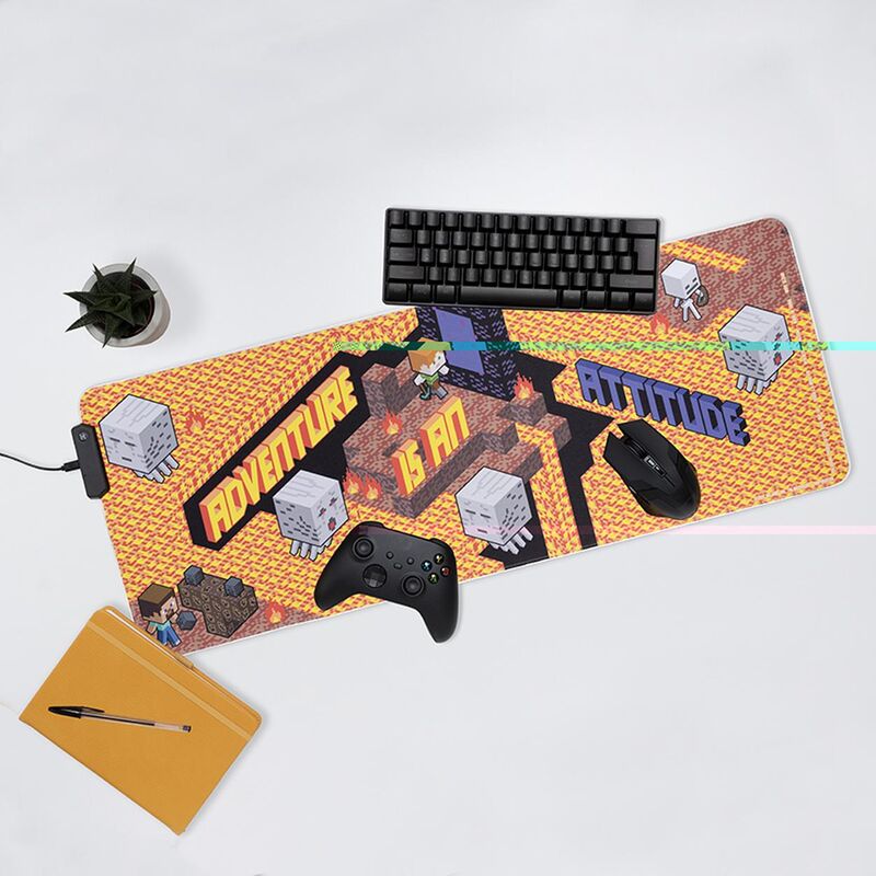 Minecraft Alfombrilla Gaming XL Diseño Pixelado Oficial