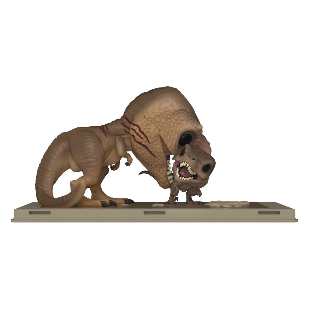 Funko Figura POP Movie Poster Jurassic Park Tyrannosaurus Rex and Velociraptor (imagen 3 de 5)