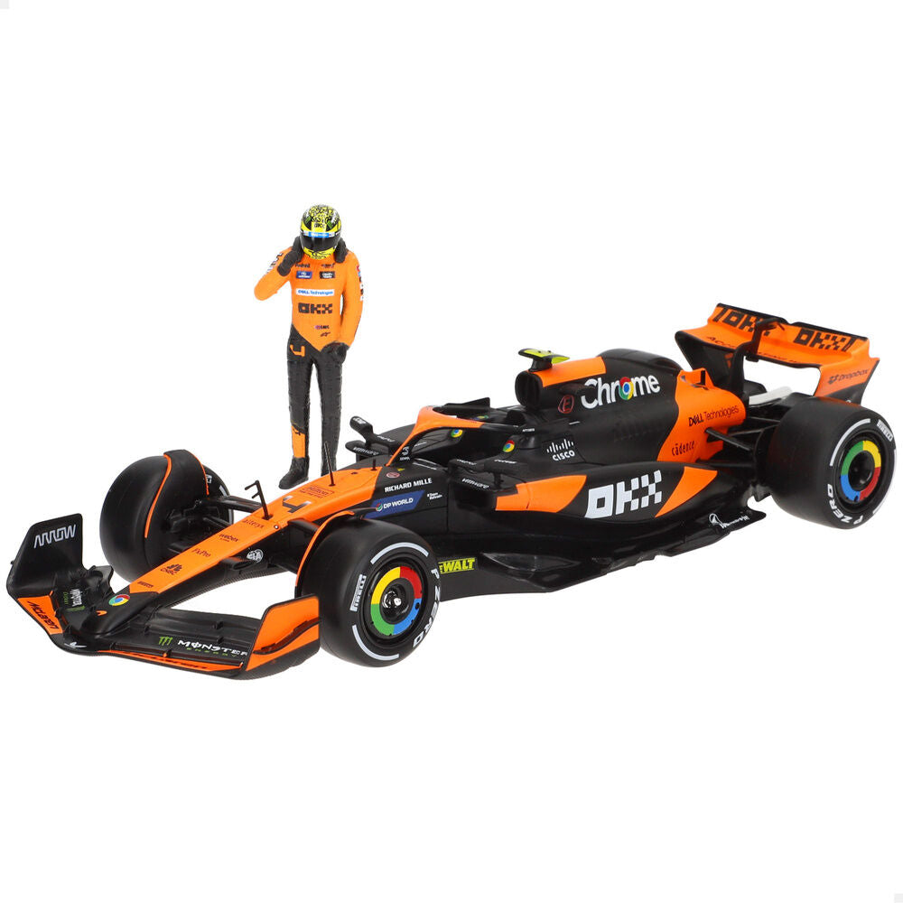 Burago Coche Mclaren Norris MCL38 F1 metal