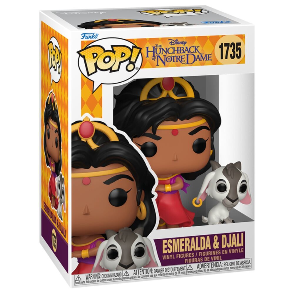 Funko POP Disney El Jorobado de Notre Dame Esmeralda & Djali Figura